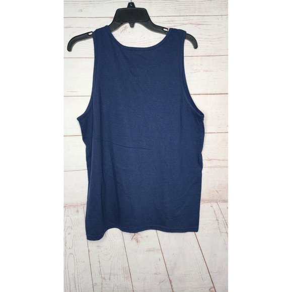 Rare Beach Simple Logo Medium Cotton Blend Women U.S.A Made Tank Top - Picture 4 of 7